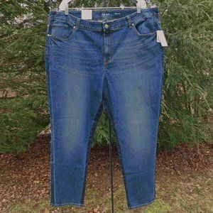 Style & Co Plus Sz-24W Kate High-Rise Side Stripe Jeans NWT